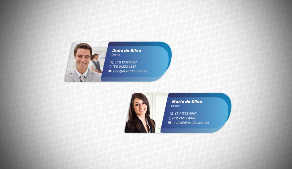 modelo de assinatura de email design