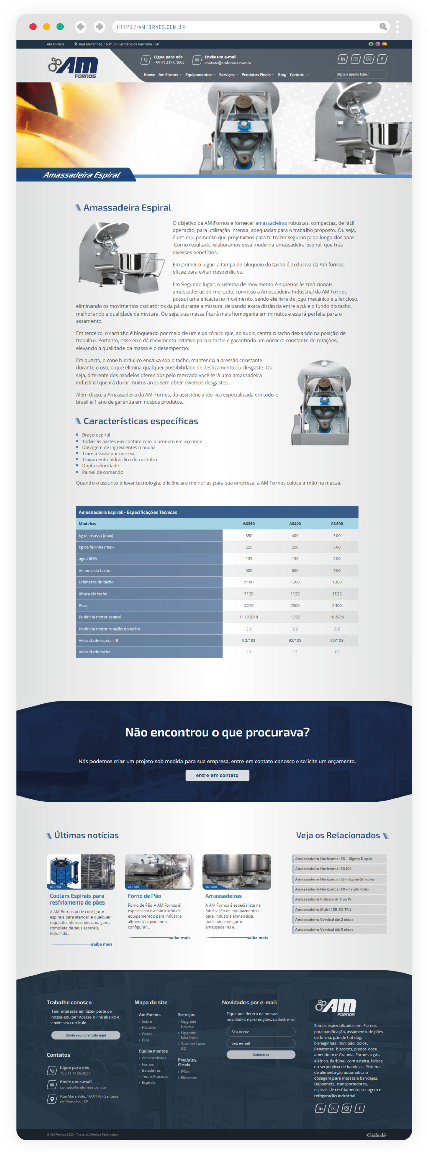 Criação de site institucional com otimização em SEO e diferenciais que facilitam a navegação do usuário