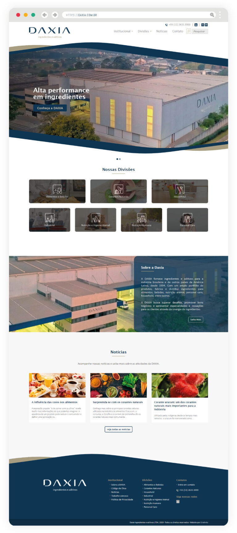 Daxia – Ingredientes e Aditivos - Agência de Marketing digital, Design ...